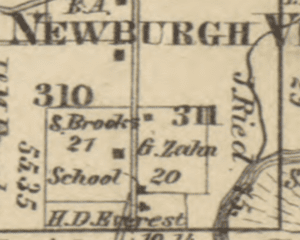 1852 Historic Map
